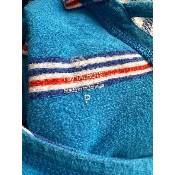 T by Talbots Blue White and Red Striped Soft Dress Size PS - Picture 5 of 6